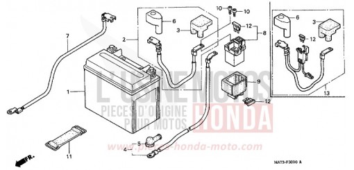 BATTERIE CBR1100XX3 de 2003